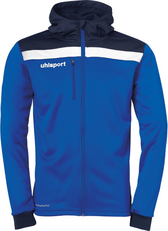 Uhlsport Offense 23 Multi Hood Jacket Kind Azuurblauw-Marine-Wit