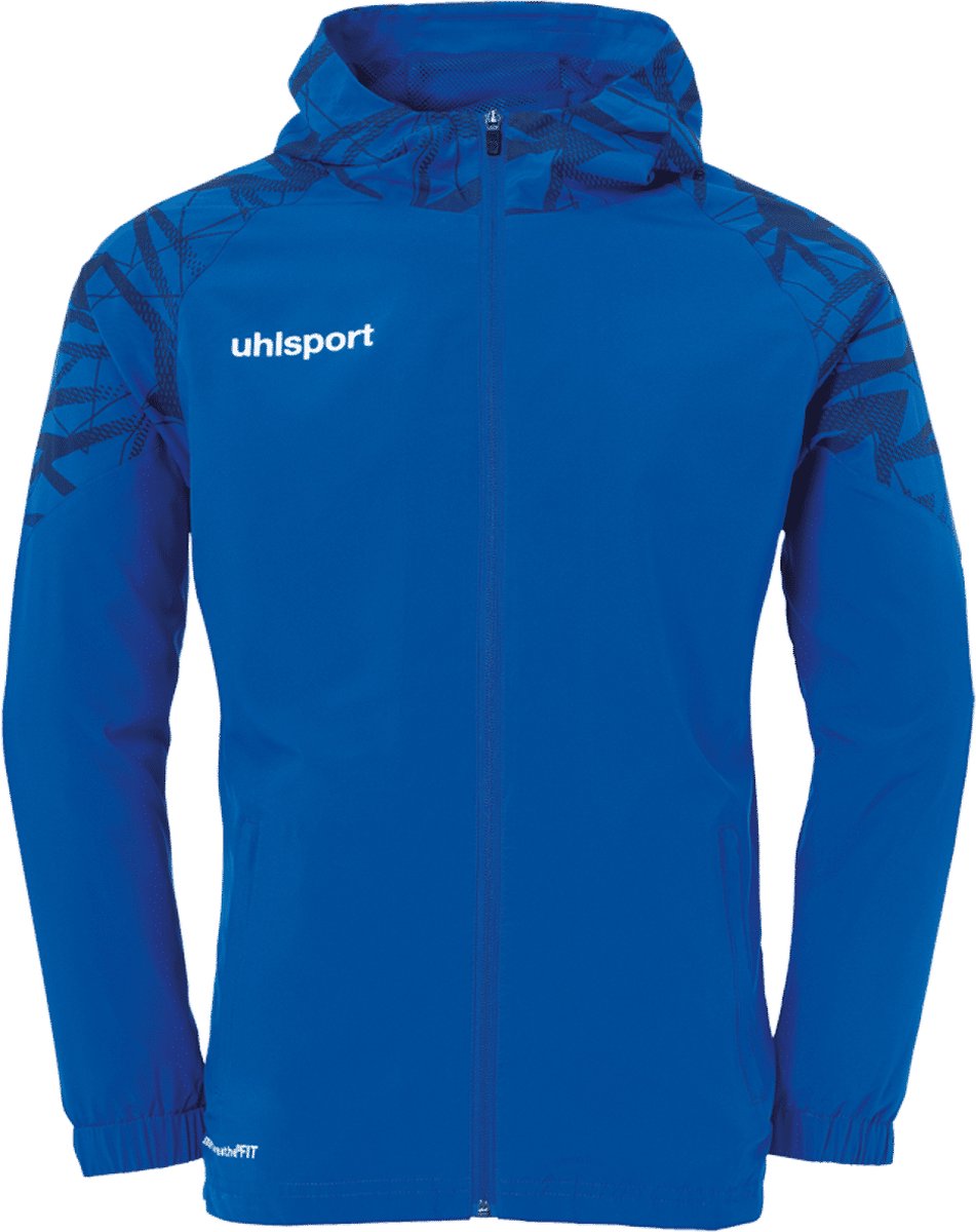 Uhlsport Goal 25 Sweater Met Kap Kinderen - Royal / Marine | Maat: 140