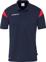 Uhlsport Squad 27 Polo Heren - Marine / Rood | Maat: XL