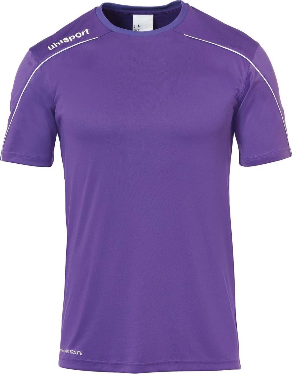 Uhlsport Stream 22 Shirt Korte Mouw Heren - Paars / Wit | Maat: 3XL