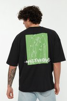 Trendyol TMNSS22TS0913 Volwassenen Mannen T-shirt Single pack - Zwart - XL