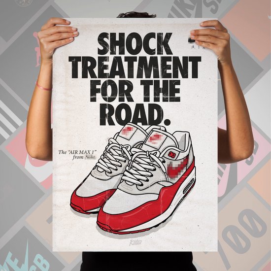 Sneaker Poster AM1 OG Red