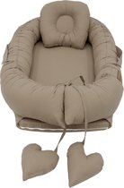 Mordesign Cappuccino Babynest met Kussen D-19