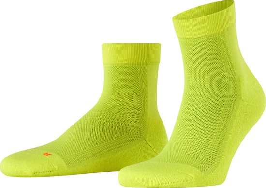 FALKE Cool Kick unisex sokken kort - neon geel (lightning) - Maat: