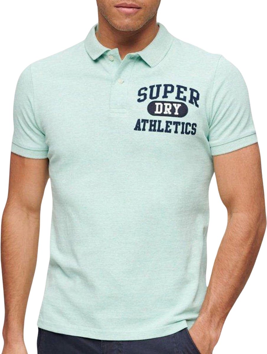 Superdry Vintage Superstate Poloshirt Mannen Mintgroen