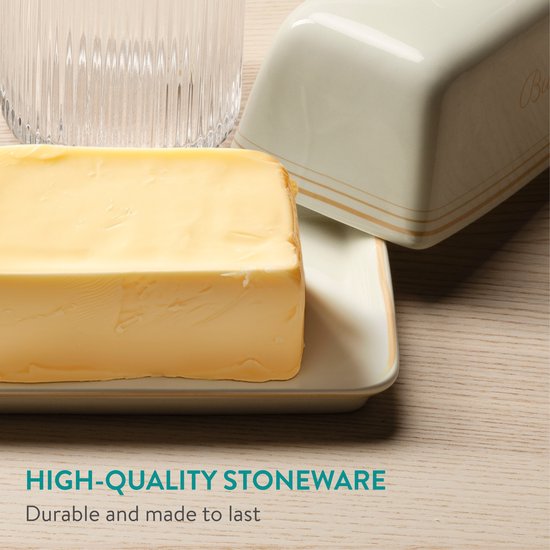 JSHKY Beurrier Pour 0,5 Kg De Beurre Canadien, Grand Stockage De