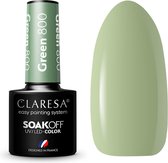 Claresa UV/LED Gellak Groen #800 - 5ml. - Groen - Glanzend - Gel nagellak