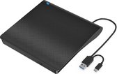Externe DVD Speler voor Laptop - USB 3.0 - USB C - Plug & Play