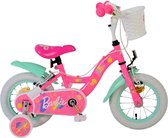 Vélo pour enfants Barbie - Filles - 12 pouces - Rose - Deux freins à main