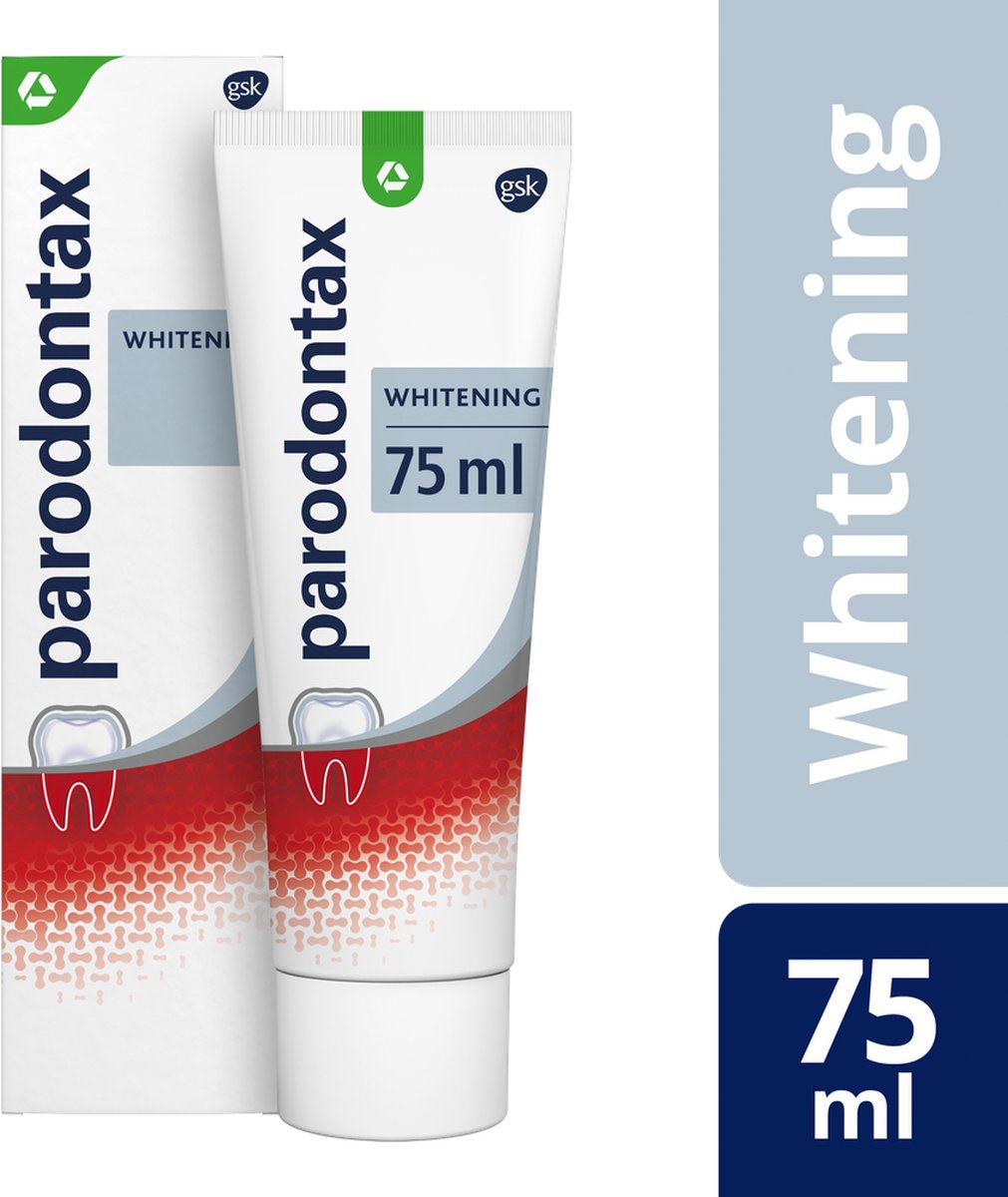 Parodontax Tandpasta Whitening tegen Bloedend Tandvlees 75 ml