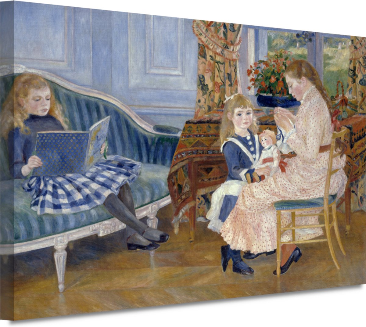 Kindermiddag in Wargemont - Pierre-Auguste Renoir wanddecoratie - Kinderen portret - Muurd