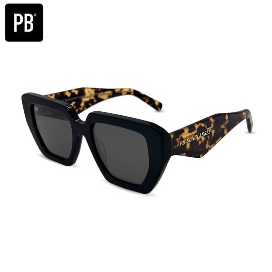 PB Sunglasses - Luca Demi - Zonnebril dames - 100% acetaat frame - Gepolariseerd - Oversized zonnebril