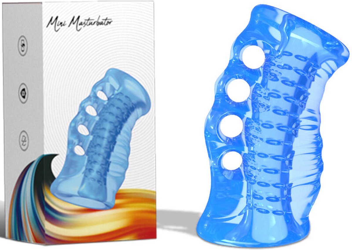 Goedkoopste ARMONY - MASTURBATOR FINGER BLUE | SEKSSPEELTJES VOOR MANNEN | SEX TOYS VOOR MANNEN | POCKET PUSSY