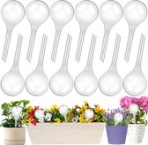 Pakket van 12 kleine plantenbewateringsballen, automatisch bewateringssysteem, transparante bewateringsballen voor planten voor binnen- en buitenplantenbewatering