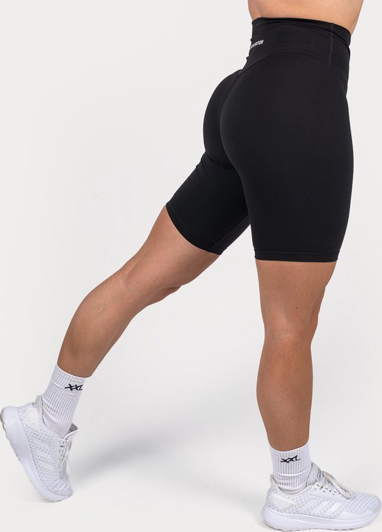 XXL Nutrition - Remotion Biker Shorts - Pantalons de Sport Courts pour Femmes, Leggings Courts, Shorts Fitness - Zwart - Taille L