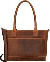 Hide & Stitches Japura Handtas Schoudertas - 100% Leder - Leren Dames Tas - Cognac