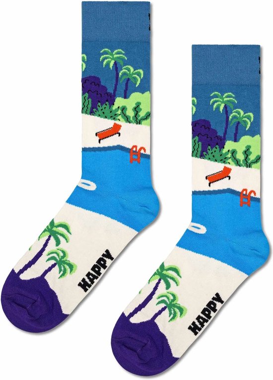 Happy Socks Motif Concombres - Taille 36-40 - Femme - 1 Paire Neuve