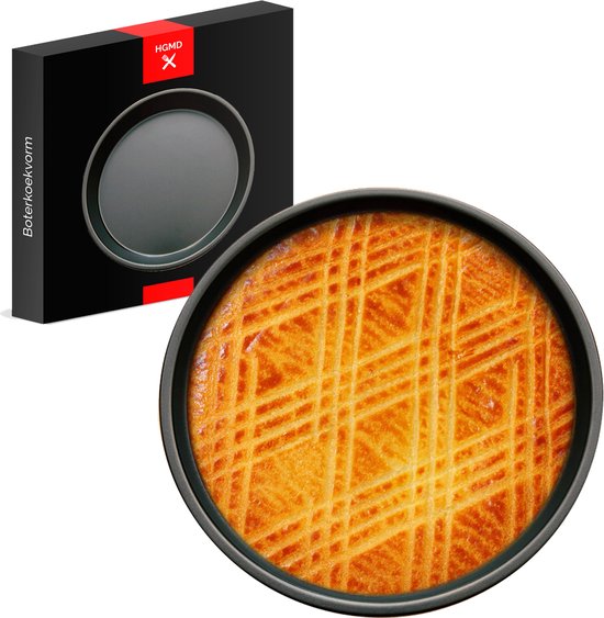 HGMD Moule à biscuits au beurre - Ø 21,5 - Comprenant 50 feuilles de cuisson - Rond
