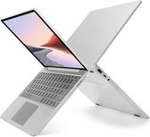 Laptophoes - Geschikt voor Microsoft Surface Laptop Go 1, 2 en 3 Hoes - Case - 12.4 inch - Model 1943 en 2013 - Transparant