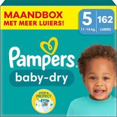 Pampers - Baby Dry - Maat 5 - Maandbox - 162 stuks - 11/16 KG