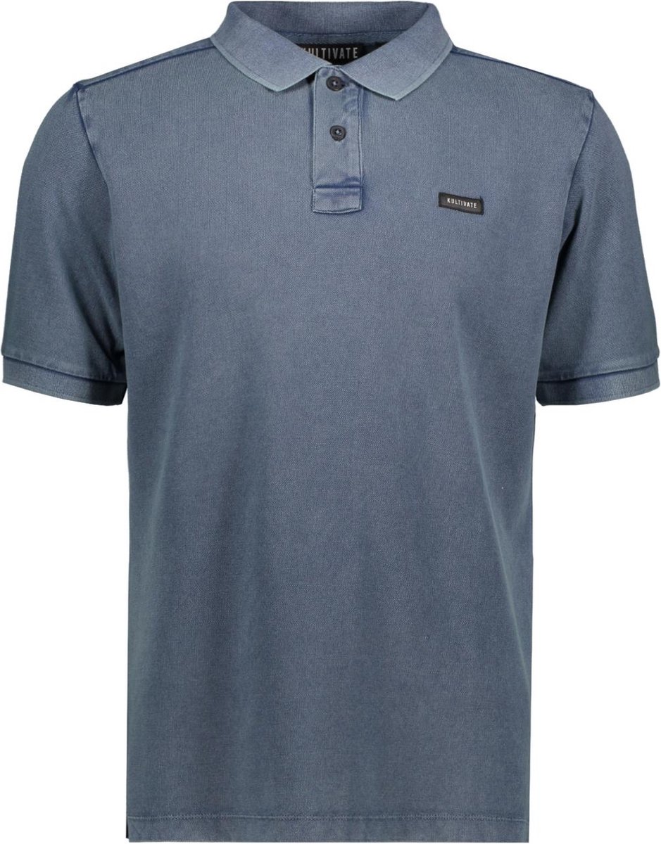 Kultivate Poloshirt Pl Leroy 2401020400 674 Dark Denim Mannen Maat - XL