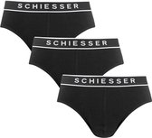 Schiesser 95/5 Organic Heren Rio Slip - Zwart - 3 pack - Maat M