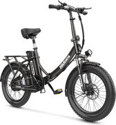 Hidoes C2 opvouwbare E-bike 800 watt motorvermogen topsnelheid 45 km/u 20X2.35’’ banden 7 versnellingen kilometerstand 35 km