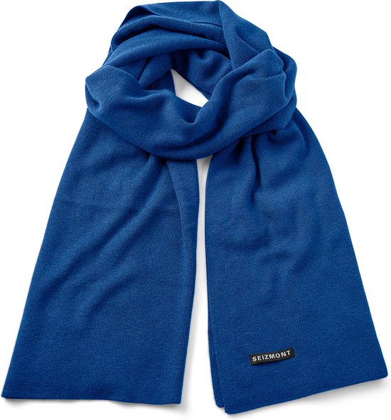 Hiems | Blauwe Sjaal van een Mix van Wol