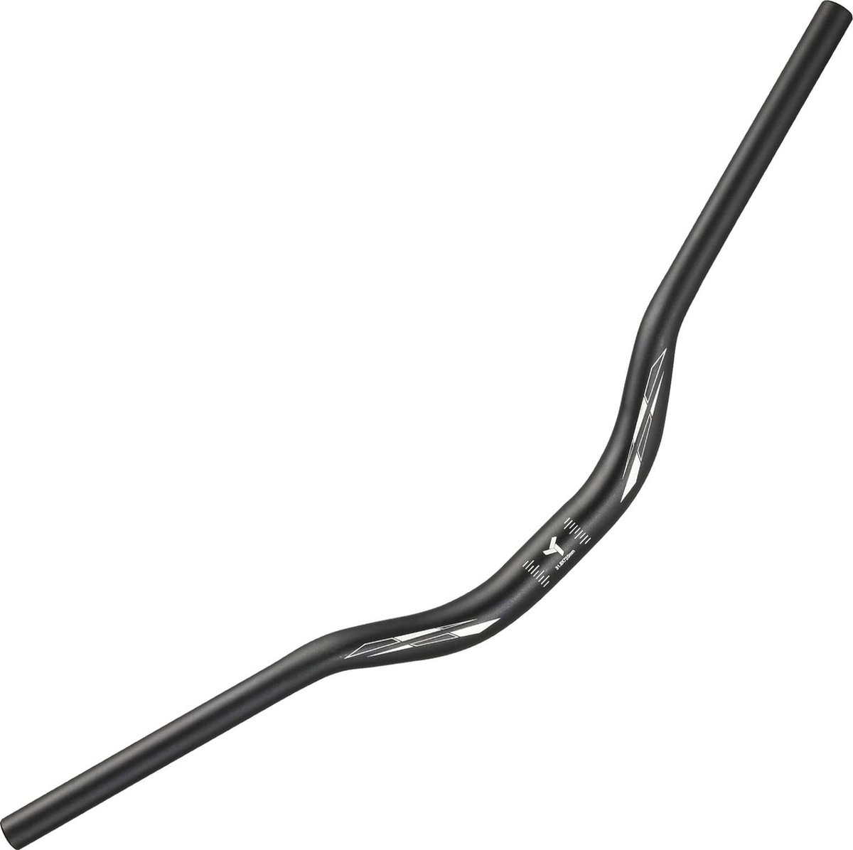 Professioneel MTB-stuur 31,8 mm, fietsstuur aluminium lichtgewicht fietsstuur 780 mm 720 mm Riser Bar voor mountainbike racefiets -Topo Mid Rise- Zwart/Regenboog