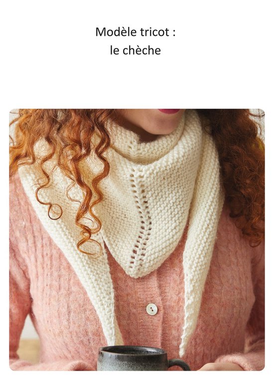 Modèle tricot : le chèche