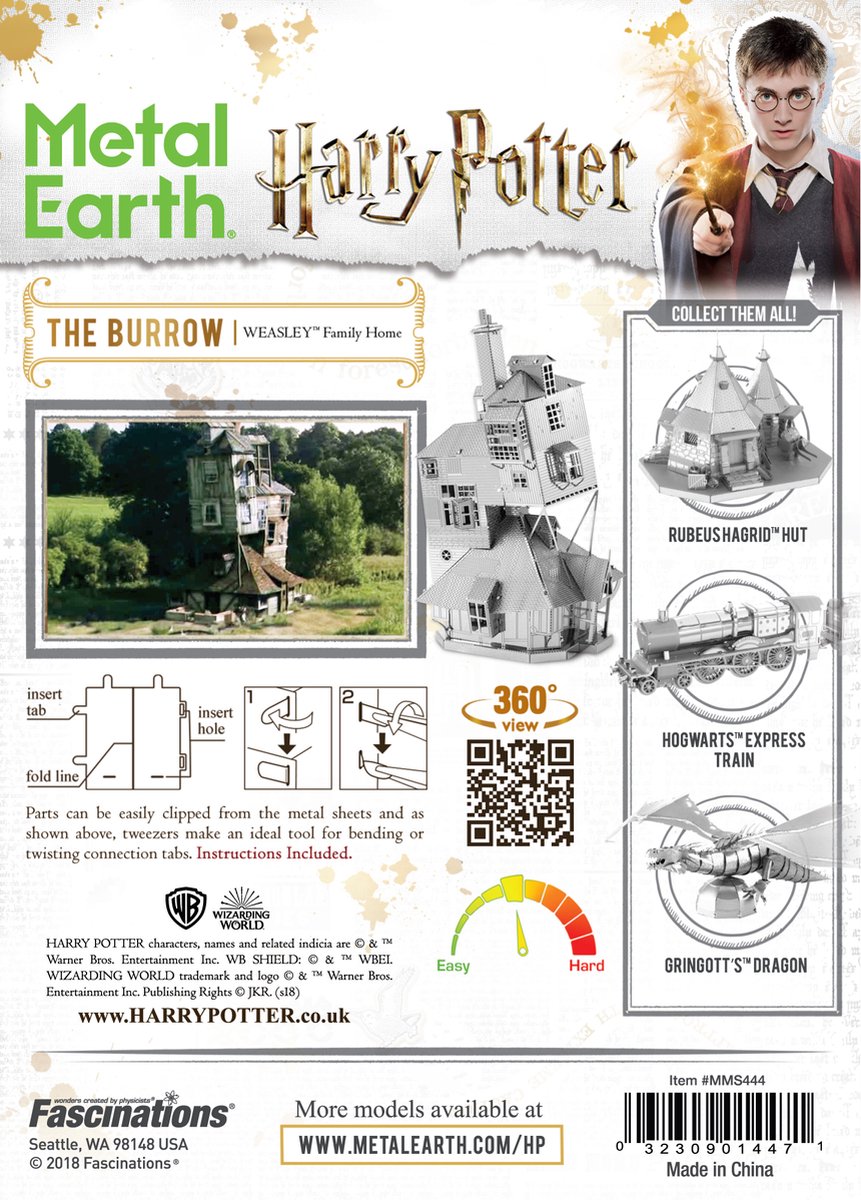 Metal Earth Harry Potter The Burrow — afbeelding 4