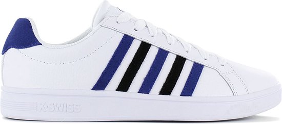 K-Swiss Classic Court Tiebreak Leather - Heren Schoenen Trainers Wit 07011-984 - Maat EU 40