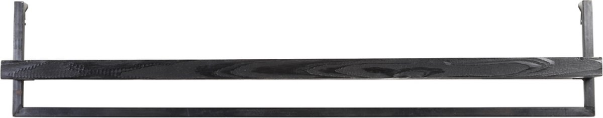 Wandplank MADDISON - 120x18x24cm - Zwart