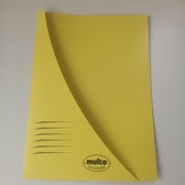 Multo Insert dossier Dossier triangulaire Dossier triangulaire Carton jaune 5730053 FSC 1 pièce