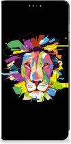 Book Case Geschikt voor Samsung Galaxy A25 Smart Cover Lion Color