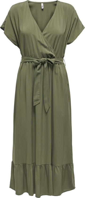 Only ONLNOVA LIFE VIS ZILLA ROBE LONGUE SOLIDE Robe Femme - Taille XS