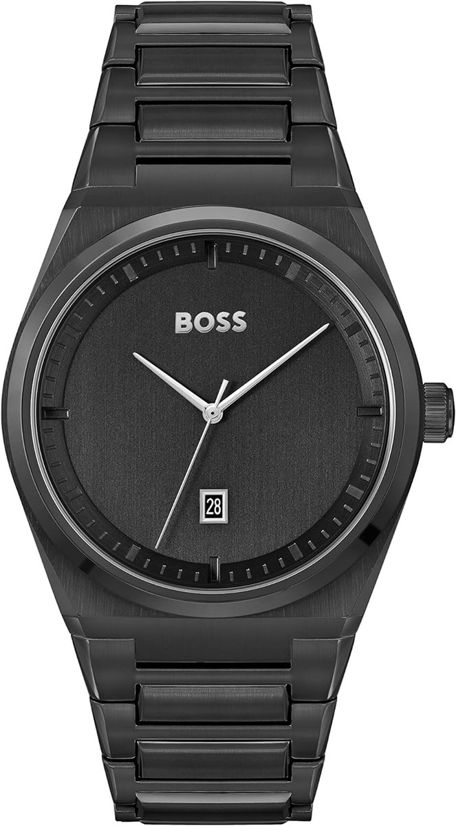 Hugo Boss Steer 1513994 Horloge - Staal - Zwart - Ø 42 mm