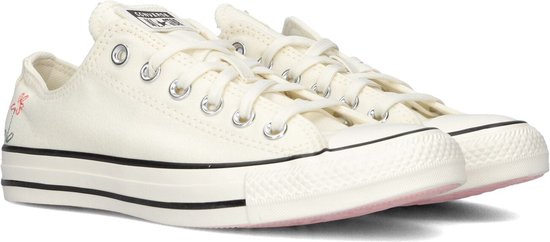 Converse Chuck Taylor All Star1 Lage sneakers - Dames - Wit - Maat 39,5