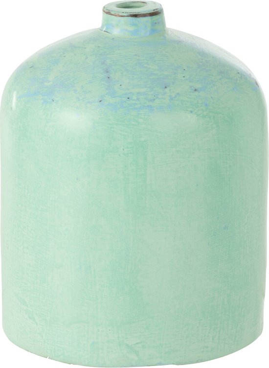 J-Line Vase Leonard Terracotta Bleu Large