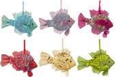 J-Line Poisson Suspendu Plastique Mix Large Assortiment De 6