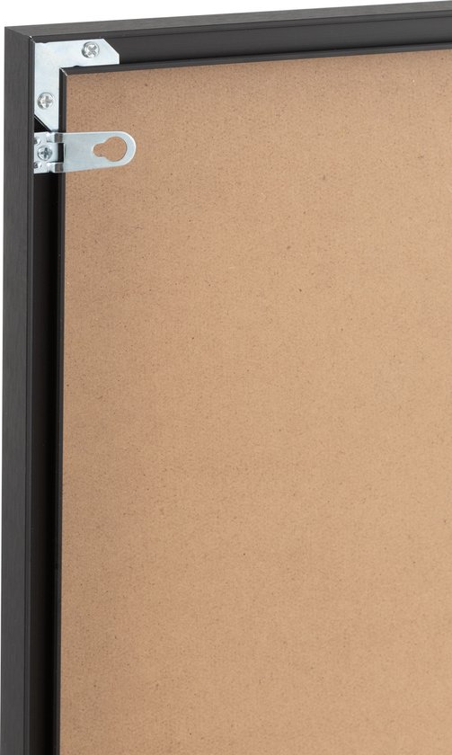 J-Line décoration murale Femmme - verre/aluminium - noir/blanc