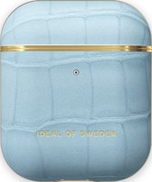 iDeal of Sweden Atelier AirPods Generatie 1 & 2 Case Sky Blue Croco