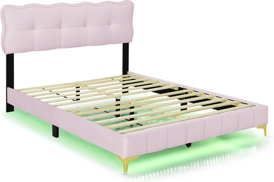 Kinder tweepersoonsbed 140x200 cm – In de vorm van een beer van wit fluweel (matras niet inbegrepen Kinder tweepersoonsbed 140x200 cm – In de vorm van een beer van wit fluweel (matras niet inbegrepen
