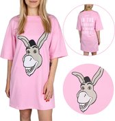 Shrek Ezel Roze, Dames Nachthemd, Katoenen Slaapshirt