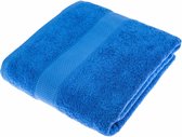 Homescapes Serviette 100% Coton - Bleu Roi - 100 x 180 cm
