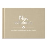 Fyllbooks Mijn Echoboekje - Echo fotoboekje - Invulboek voor echofoto's – Linnen cover Taupe