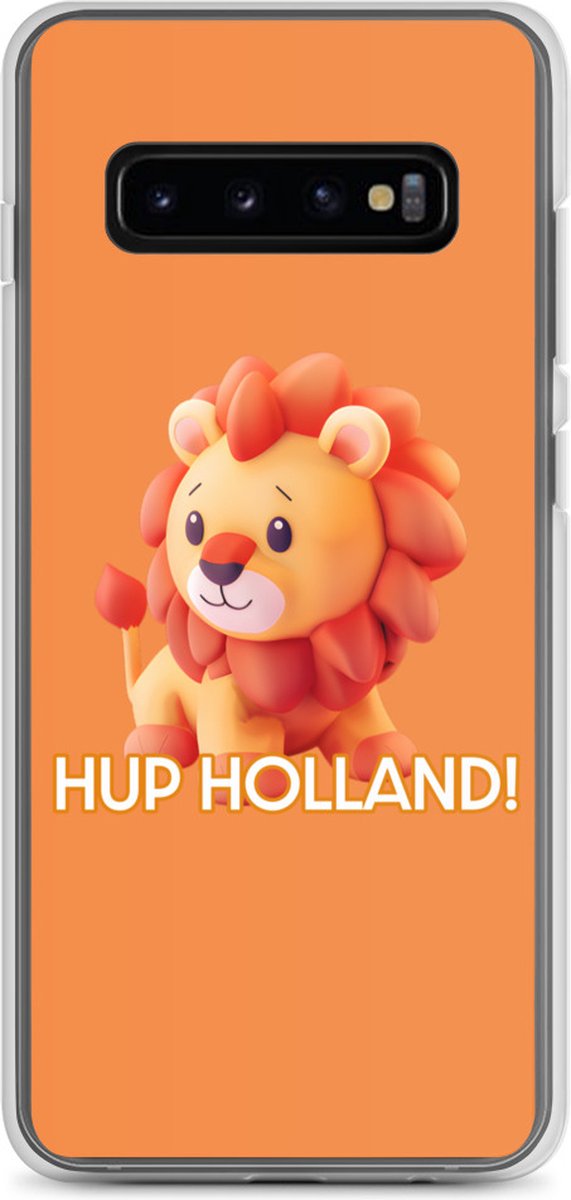 Hup Holland! Samsung EK Voetbal 2024 Hoesje - Samsung EK Voetbal 2024 Galaxy S10+