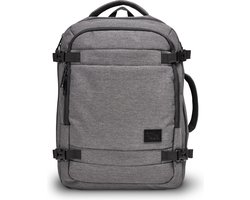 CabinMax Svalbard Reistas - Rugzak 24L - Weekendtas - Handbagage - 40x30x20cm - Grijs - Perfect for RYANAIR/WIZZAIR Handbagage