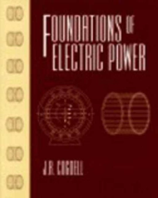 Foundations of Electric Power 9780139077678 J.R. Cogdell Boeken bol