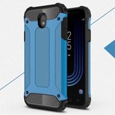 Armor Hybrid Back Cover - Samsung Galaxy J7 (2017) Hoesje - Lichtblauw